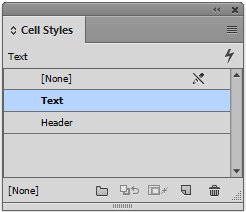 Making tables look good in InDesign