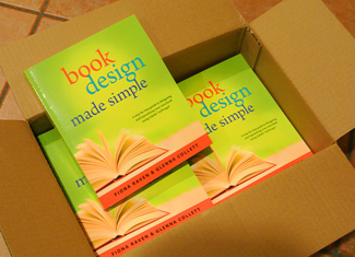 Our first carton of self published books arrived.