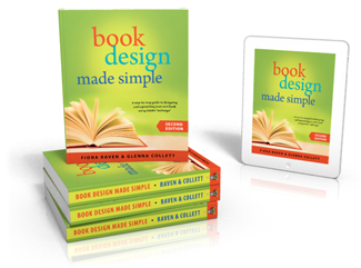 Paperback and ebook editions of Book Design Made Simple.